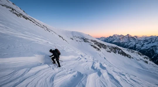 Analyse des couches du manteau neigeux en montagne pour détecter les risques d'avalanche